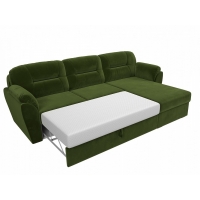 Угловой диван Бостон (микровельвет зелёный) - Изображение 3